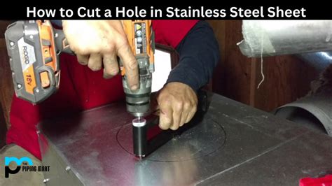 best way to cut a hole in sheet metal|tool for cutting sheet metal.